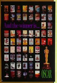p230 AND THE WINNER IS OSCAR special 24x35 movie poster '85 best!