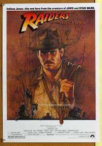 p201 RAIDERS OF THE LOST ARK special 16x23 movie poster '81 Harrison Ford