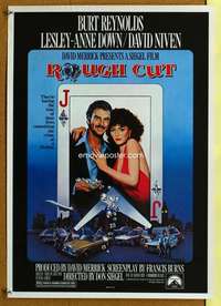 p207 ROUGH CUT special 17x24 movie poster '80 Burt Reynolds, Down