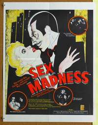 p208 SEX MADNESS special 18x24 movie poster R73great image & taglines!