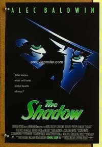 p130 SHADOW special 11x17 movie poster advance '94 Alec Baldwin