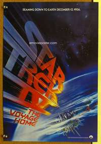 p135 STAR TREK 4 special 11x17 movie poster teaser '86 Leonard Nimoy