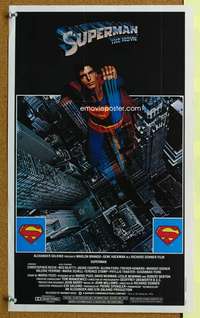 p044 SUPERMAN special Topps poster '78 Chris Reeve