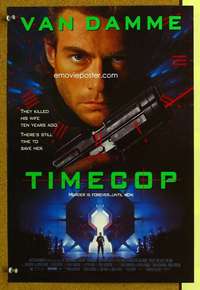 p137 TIMECOP special 11x17 movie poster '94 Jean-Claude Van Damme