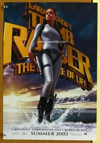 p138 TOMB RAIDER THE CRADLE OF LIFE special 13x19 movie poster teaser '03