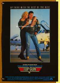 p221 TOP GUN special 17x24 movie poster '86 Tom Cruise, McGillis