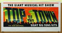 p222 TOP OF THE TOWN special 13x27 movie poster '37 George Murphy