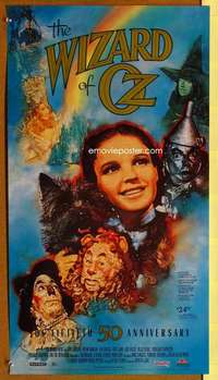 p312 WIZARD OF OZ video 20x36 movie poster R89 classic!