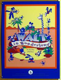 p250 WALT IN WONDERLAND special 24x33 movie poster '90s Disney