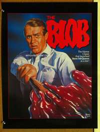 p256 BLOB video one-sheet movie poster R81 early Steve McQueen sci-fi!