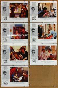 q444 TEST OF LOVE 7 English movie lobby cards '84 Angela Punch McGregor