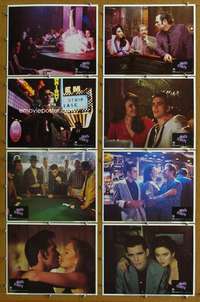 q109 BIG TOWN 8 movie lobby cards '87 Matt Dillon, Tommy Lee Jones
