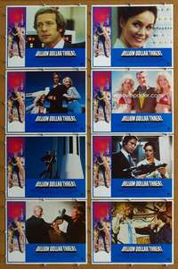 q110 BILLION DOLLAR THREAT 8 movie lobby cards '79 Robinette, Bellamy