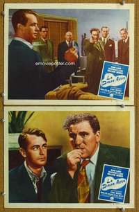 q846 BLUE DAHLIA 2 Spanish/U.S. movie lobby cards '46 Alan Ladd, Bendix