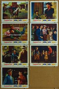 q398 BOUNTY HUNTER 7 movie lobby cards '54 Randolph Scott, western!