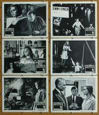q461 BUNNY LAKE IS MISSING 6 movie lobby cards '65 Olivier, Dullea