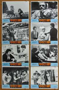 q123 BUSTING 8 movie lobby cards '74 Elliott Gould, Robert Blake