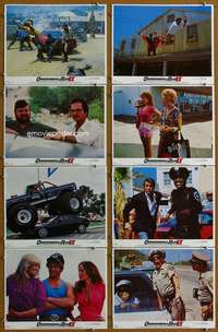 q125 CANNONBALL RUN 2 8 movie lobby cards '84 Burt Reynolds, Dean Martin