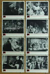 q127 CARDINAL 8 movie lobby cards '64 Otto Preminger, Romy Schneider