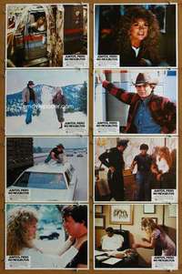q135 COAST TO COAST 8 Spanish/U.S. movie lobby cards '80 Robert Blake