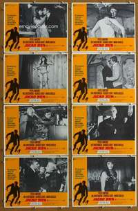 q151 DEAD RUN 8 movie lobby cards '69 Peter Lawford, Furstenberg