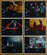 q469 ET 6 movie lobby cards '82 Steven Spielberg, Drew Barrymore