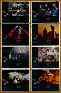 q165 ET 8 movie lobby cards '82 Steven Spielberg, Drew Barrymore