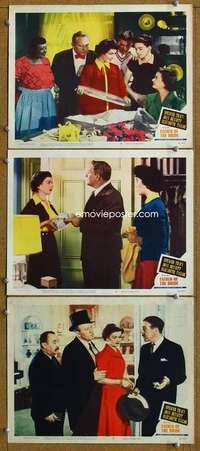 q694 FATHER OF THE BRIDE 3 movie lobby cards '50 Liz Taylor, Tracy