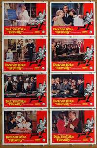 q177 FITZWILLY 8 movie lobby cards '68 Dick Van Dyke, Barbara Feldon