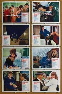 q190 GEORGY GIRL 8 movie lobby cards '66 Lynn Redgrave, James Mason
