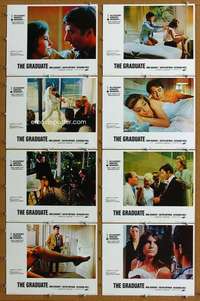 q196 GRADUATE 8 movie lobby cards R72 Dustin Hoffman, Anne Bancroft