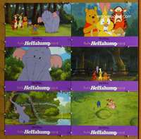 q489 POOH'S HEFFALUMP MOVIE 6 movie lobby cards '05 Winnie the Pooh!