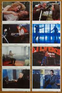 q212 HIGHLANDER 8 movie lobby cards '86 Sean Connery, Chris Lambert