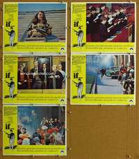 q512 IF 5 movie lobby cards '69 Malcolm McDowell, Lindsay Anderson