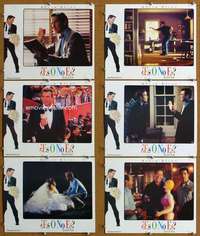 q478 IN & OUT 6 Spanish/U.S. movie lobby cards '97 Kevin Kline, Joan Cusack