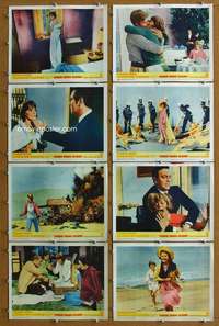 q218 INSIDE DAISY CLOVER 8 movie lobby cards '66 Natalie Wood, Plummer