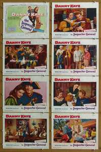 q220 INSPECTOR GENERAL 8 movie lobby cards '50 Danny Kaye, Bates