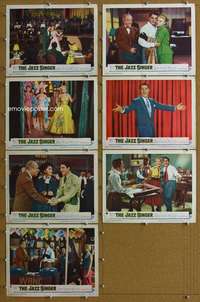 q416 JAZZ SINGER 7 movie lobby cards '53 Danny Thomas, Peggy Lee