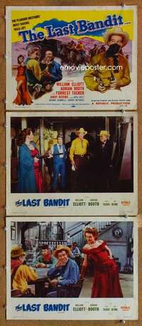 q731 LAST BANDIT 3 movie lobby cards R56 Wild Bill Elliott, western!