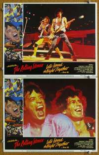 q920 LET'S SPEND THE NIGHT TOGETHER 2 movie lobby cards '83 Jagger