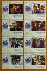 q248 MAD DOG & GLORY 8 English movie lobby cards '93 De Niro, Thurman