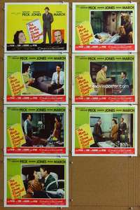 q428 MAN IN THE GRAY FLANNEL SUIT 7 movie lobby cards '56 Gregory Peck