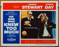 q068 MAN WHO KNEW TOO MUCH movie lobby card #5 '56 James Stewart