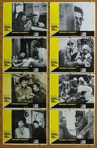 q262 MIDNIGHT COWBOY 8 int'l lobby cards '69 Dustin Hoffman, Jon Voight