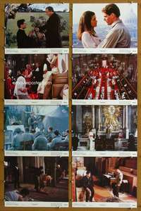 q266 MONSIGNOR 8 deluxe color 11x14 movie stills '82 religious Chris Reeve!