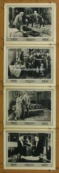 q616 NUMBER 17 4 movie lobby cards '20 George Walsh, Mildred Reardon