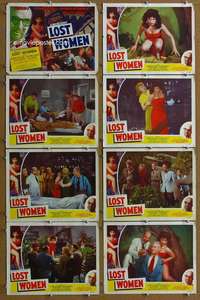 q261 MESA OF LOST WOMEN 8 movie lobby cards '52 Jackie Coogan, Quinn
