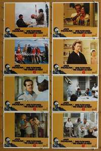 q281 ONE FLEW OVER THE CUCKOO'S NEST 8 movie lobby cards '75 Nicholson
