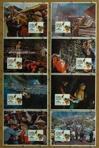 q287 PAINT YOUR WAGON 8 movie lobby cards '69 Clint Eastwood, Marvin