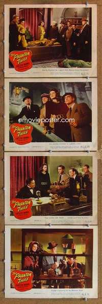 q620 PHANTOM THIEF 4 movie lobby cards '46 Chester Morris,Boston Blackie
